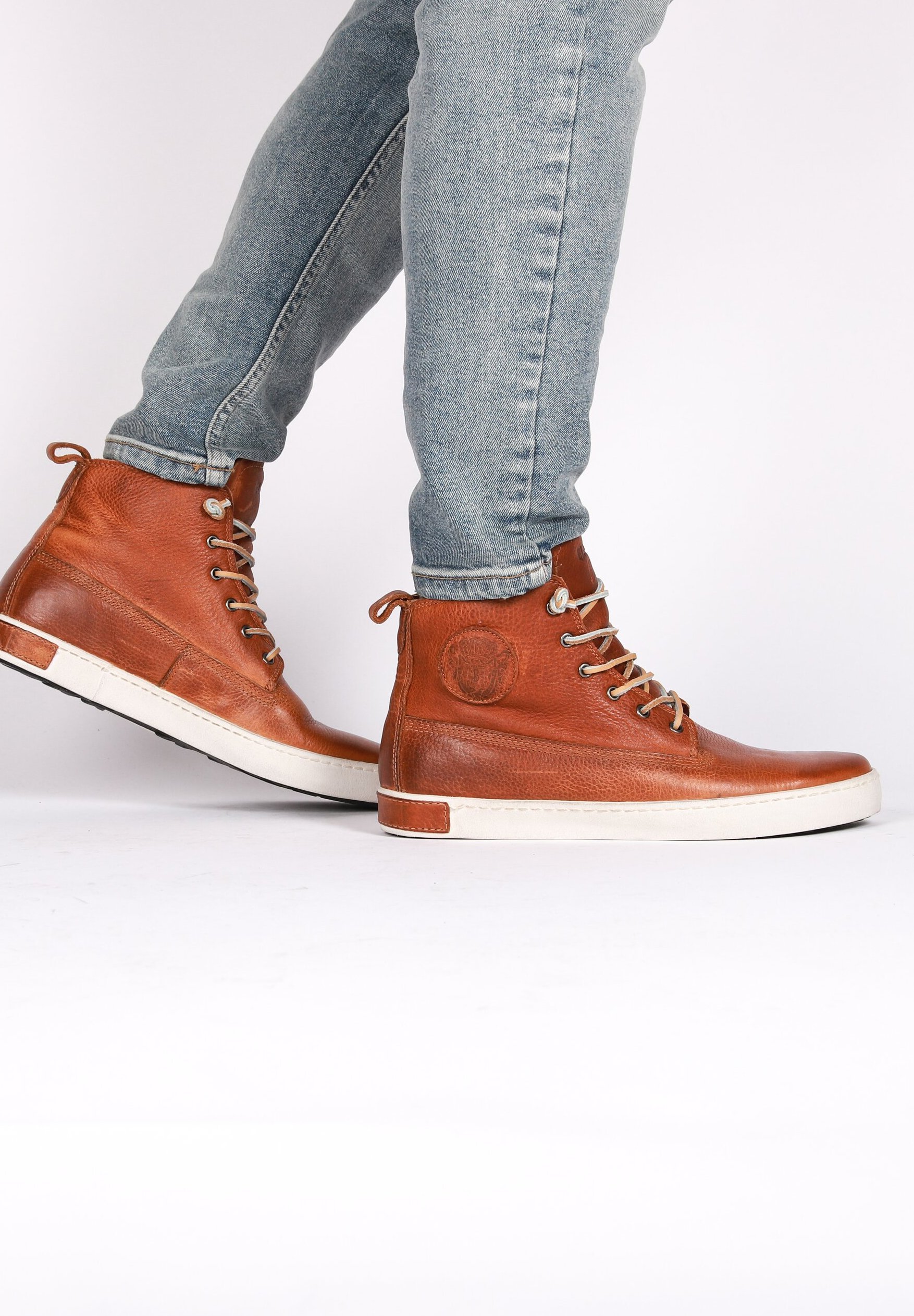 Blackstone veterlaarsjes - cognac
