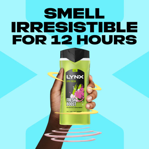 Sprchový gel Lynx Bodywash Epic Fresh 500ml | Pánský | Superdrug