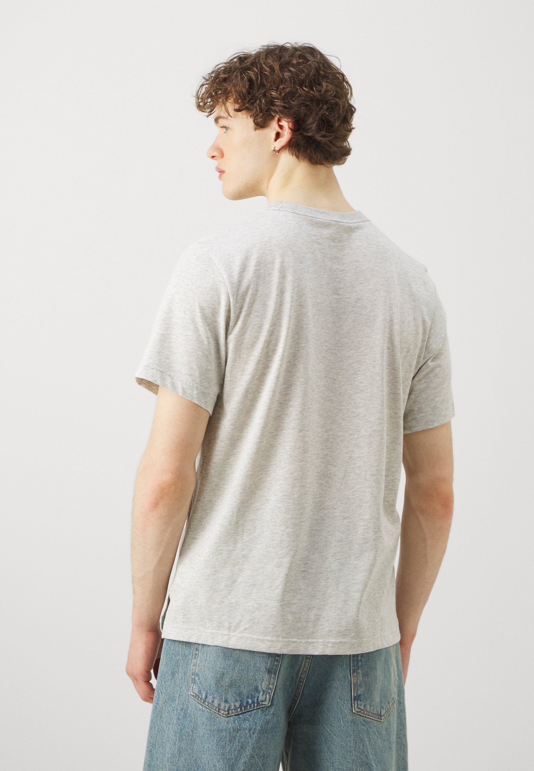 Jordan Basic T-shirt - grijs gemêleerd/wit