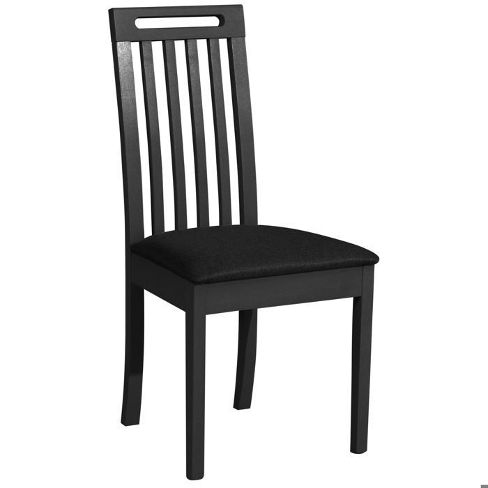 Chaise en bois – SALVINS – noir