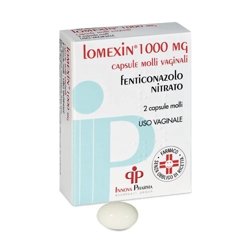 LOMEXIN Lomexin 1000 mg 2 cápsulas vaginales blandas Fenticonazol Antifúngico