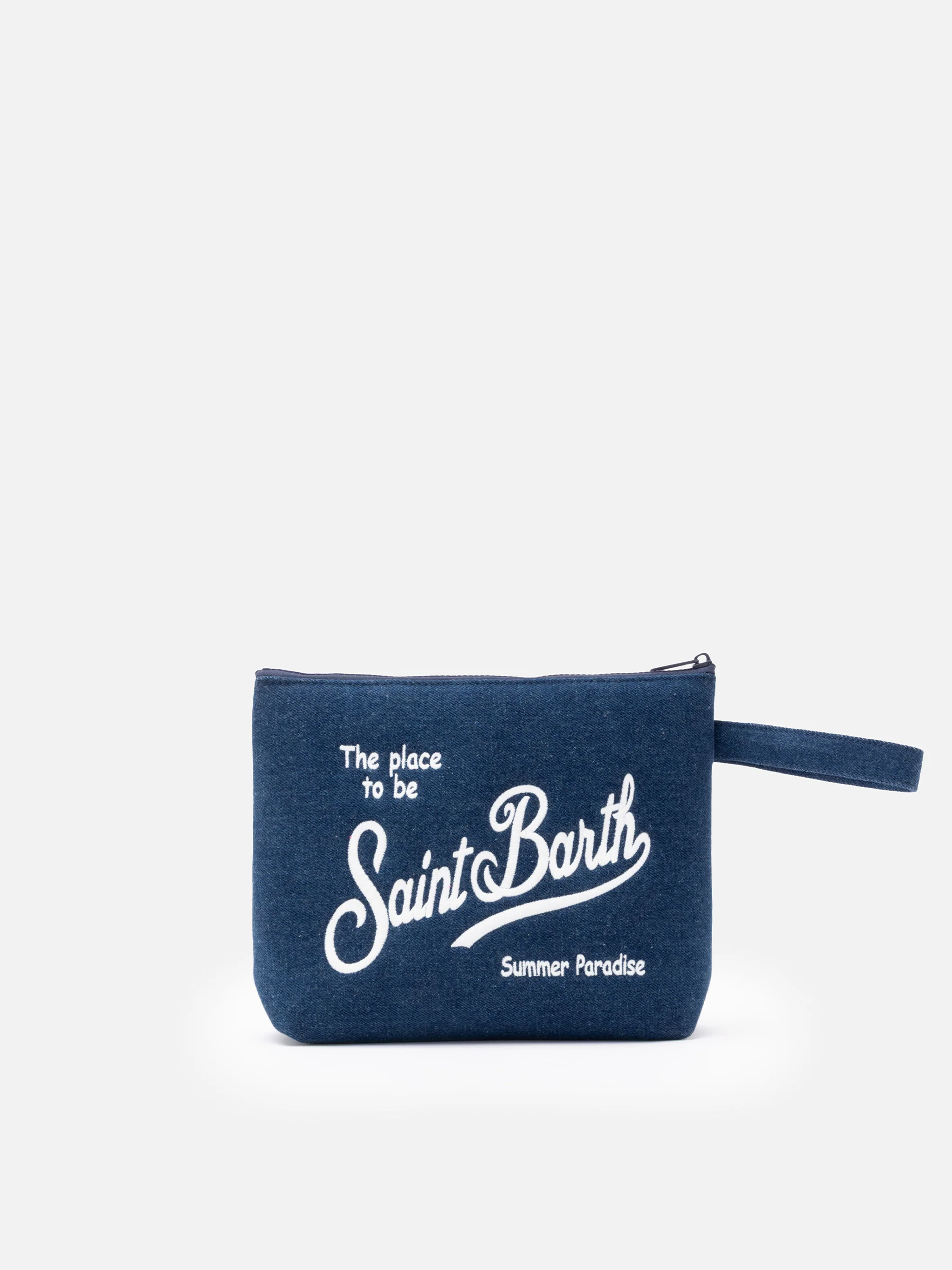 Pochette Aline L effet denim
