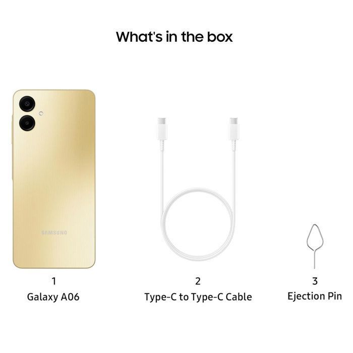 Smartphone - SAMSUNG - Galaxy A06 - 4Go RAM - 64Go - Écran Infinity 6,7