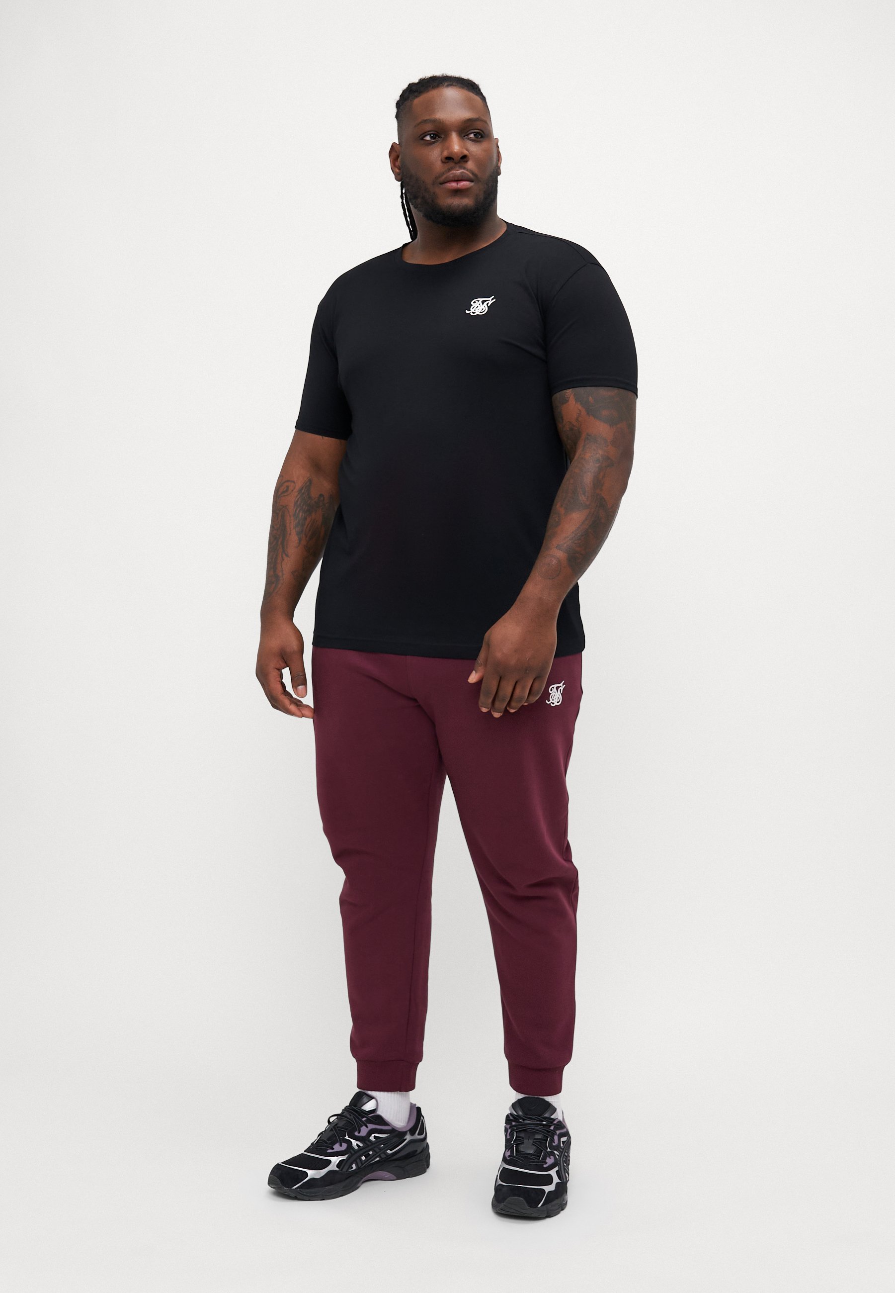 SIKSILK XTENDED GYM TEE - Základní tričko - black