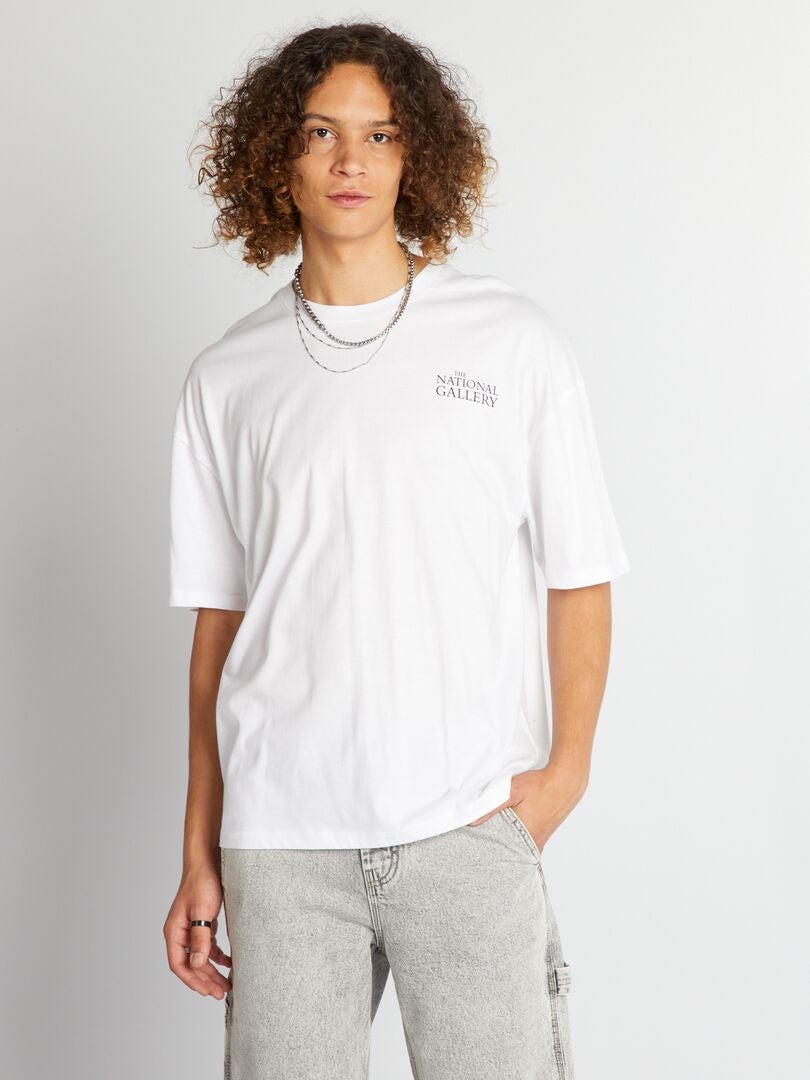 'The National Gallery' T-shirt - WIT