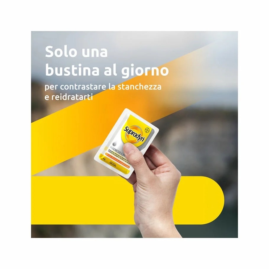 SUPRADYN Magnésium et Potassium, 24 sachets + 24 sachets, emballage pratique