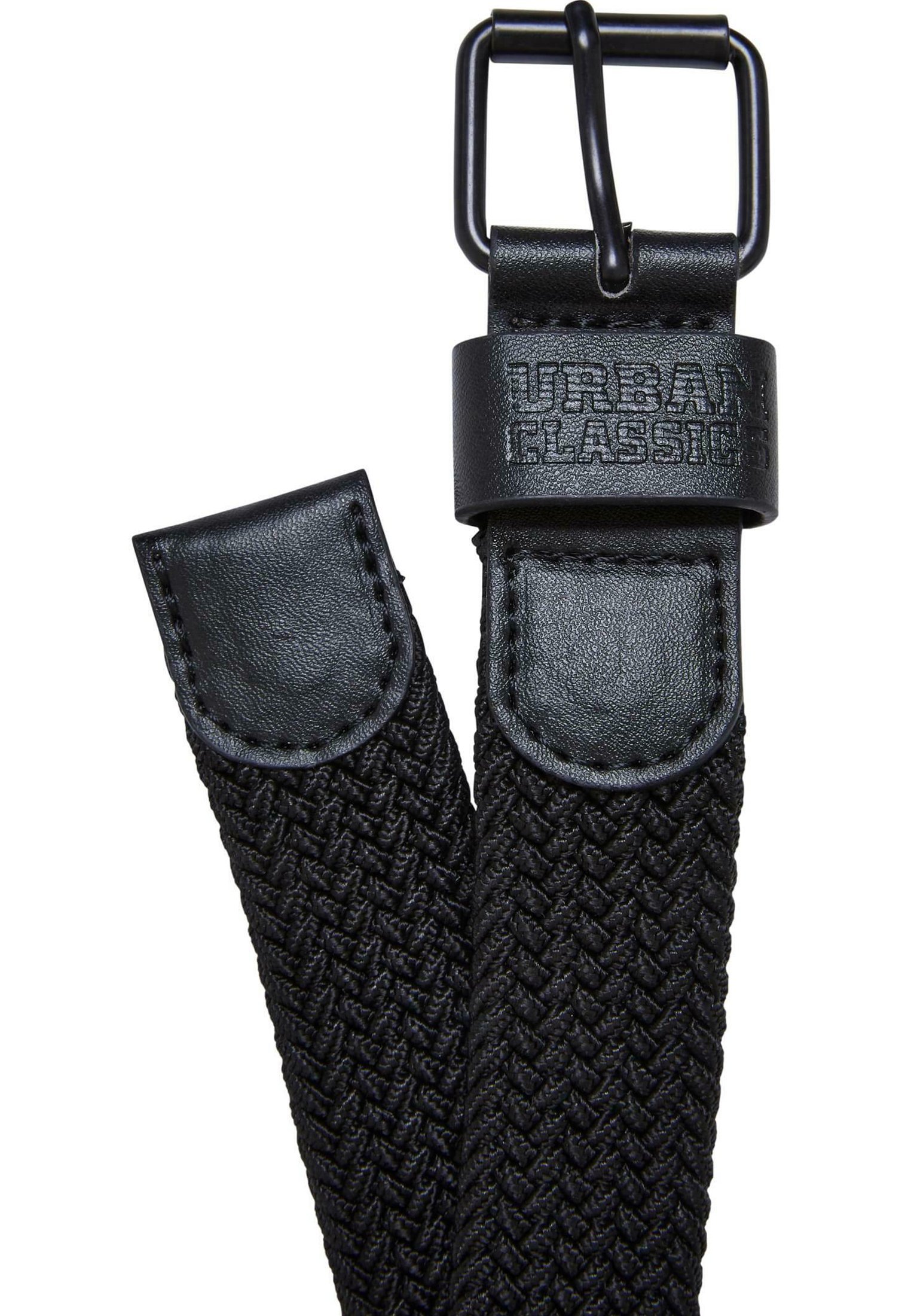 Urban Classics 2er-Pack Unisex – Geflochtener Gürtel – Schwarz Spaceblau