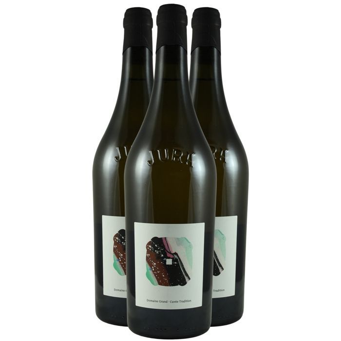 Domaine Grand Côtes du Jura Tradition 2018 - Vinho Branco do Jura (3x75cl) Orgânico