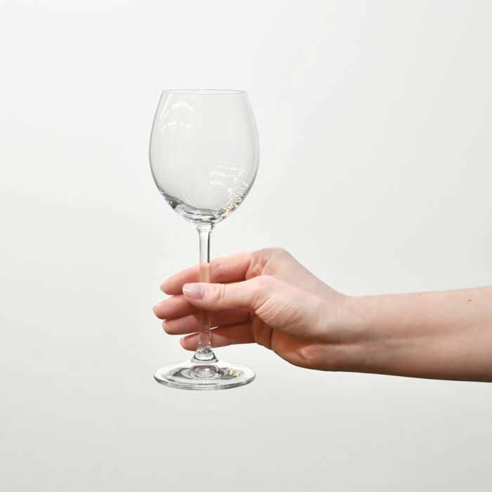 Krosno Petite Verre à Vin Blanc en Cristal - Lot de 6 Verres - 280 ml - Collection Venezia - Lavable au Lave-Vaisselle