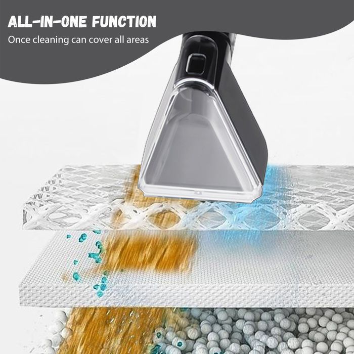 Aspirapolvere e lavatappeti da 1500 W - Per divani, tappeti e materassi - Serbatoi da 1250 ml/750 ml