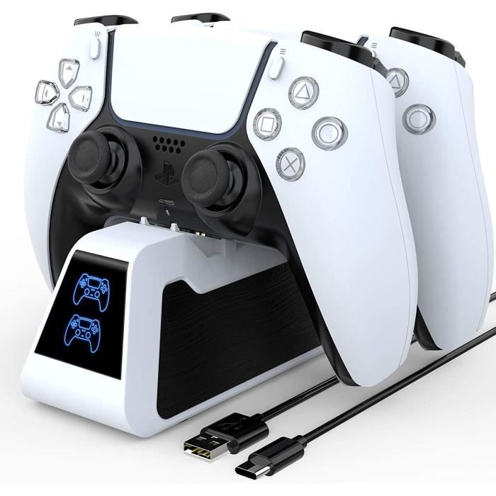 Oplader compatibel met PS5-controller, 2,6A snellader voor PlayStation 5 DualSense-controller
