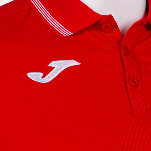 Joma Campus III poloshirt met korte mouwen, rood