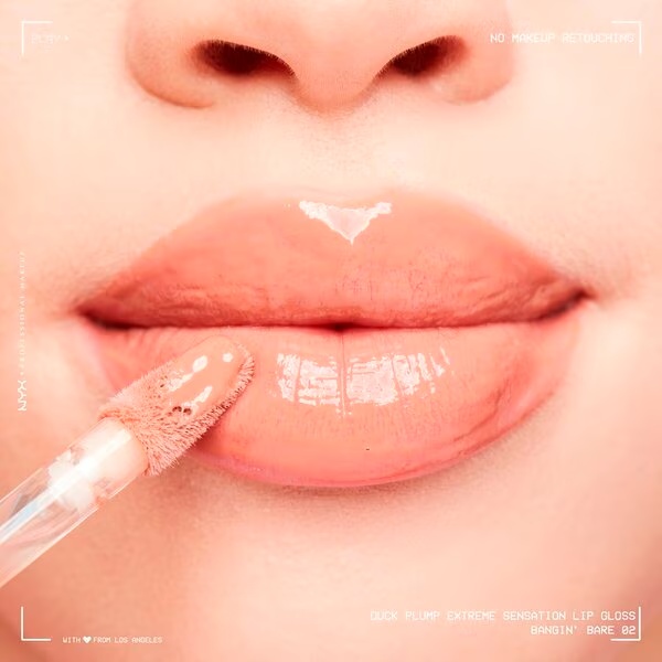 NYX Professional Makeup 01 Clearly Spicy Duck Plump Extreme Sensation lūpu spīdums 6,8 ml