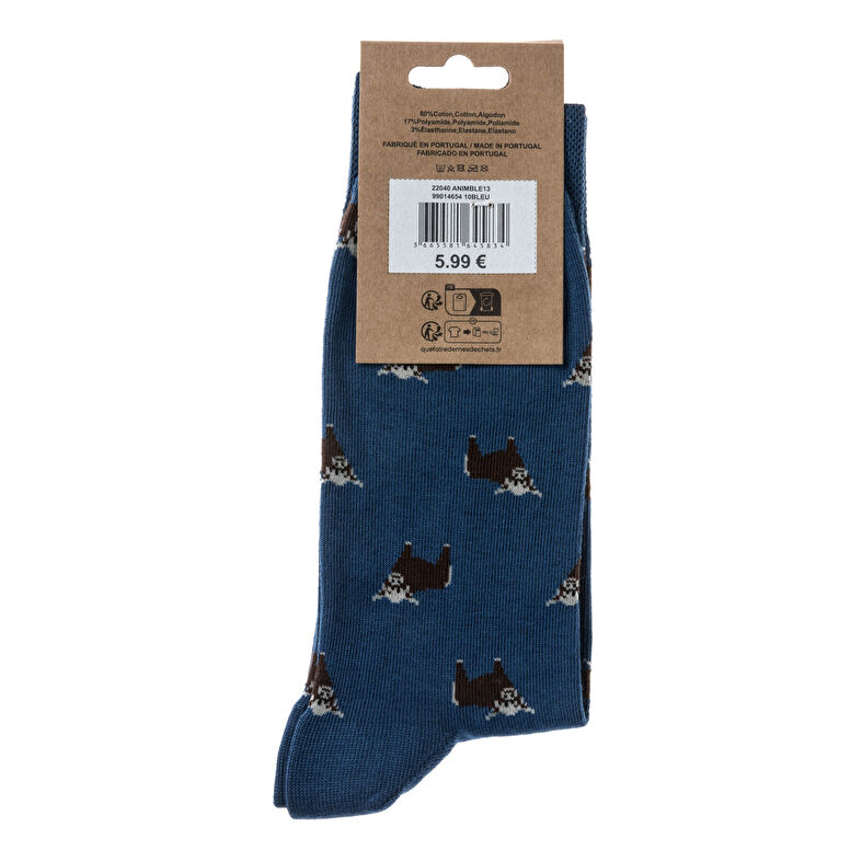  Herrensocken und Strumpfhosen Blau