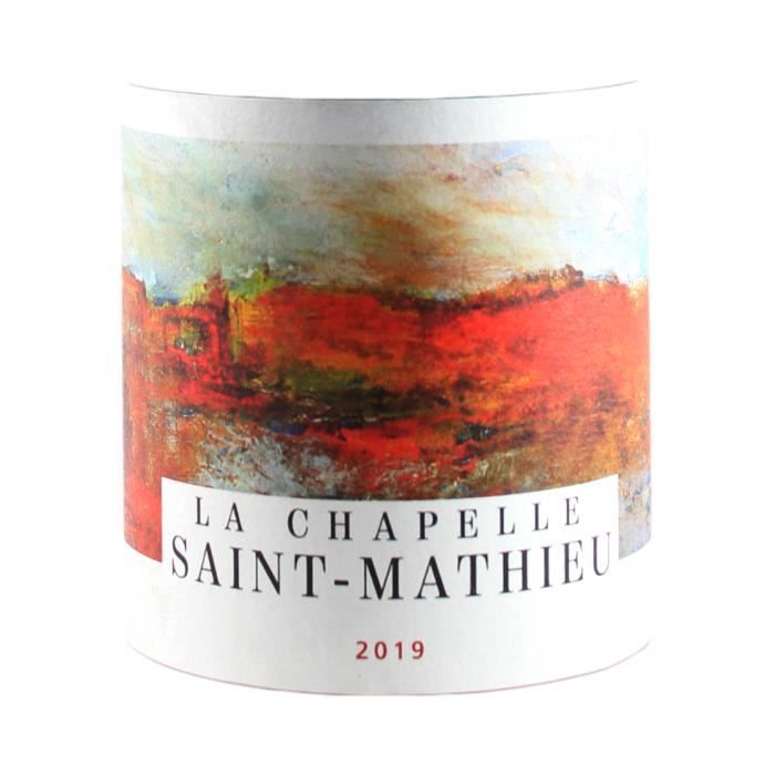 Grande Cuvée Rouge 2019 - Bio - Lot de 6x75cl - La Chapelle Saint Mathieu - Vin Rouge du Languedoc - Roussillon - Appellation VDF