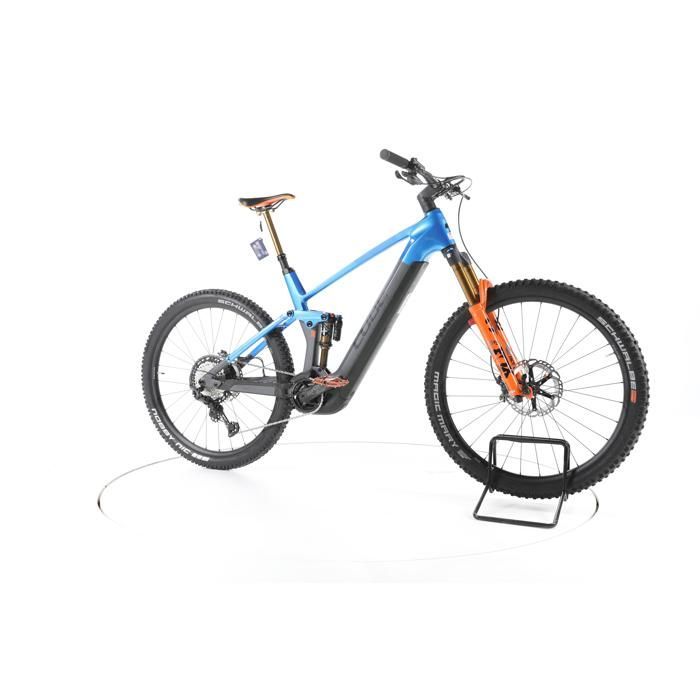 Bicicleta eléctrica Cube Stereo Hybrid 140 HPC Actionteam - azul - Bicicleta de montaña eléctrica con suspensión completa - Bosch 750 Wh reacondicionada