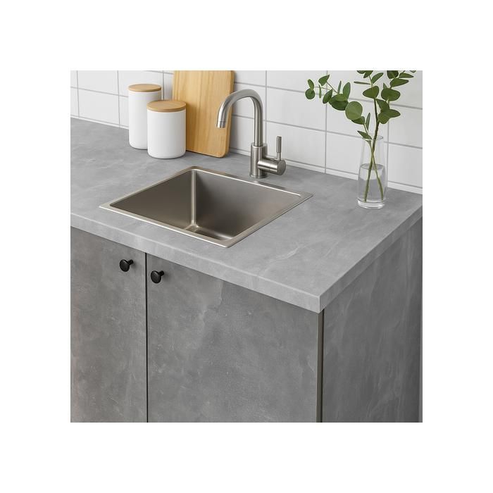 Encimera de cocina de 80 × 60 cm – Grosor 2,8 cm, encimera de hormigón universal