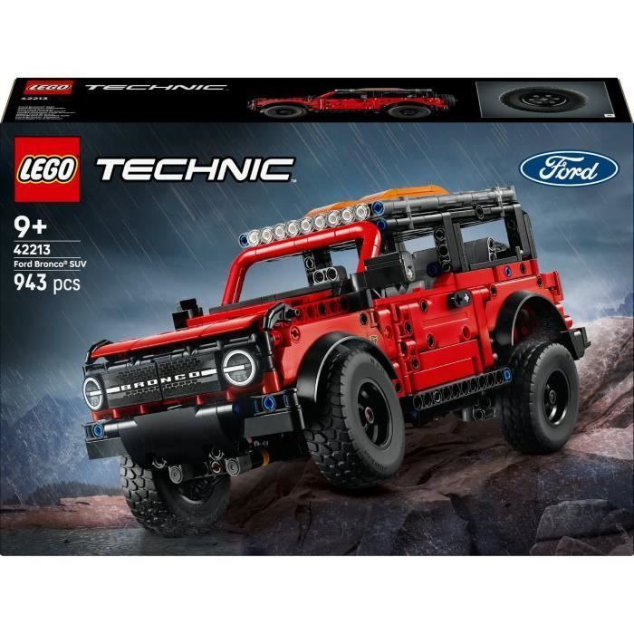 LEGO Technic 42213 Ford Bronco SUV - Set di costruzioni da collezione per bambini dai 9 anni in su