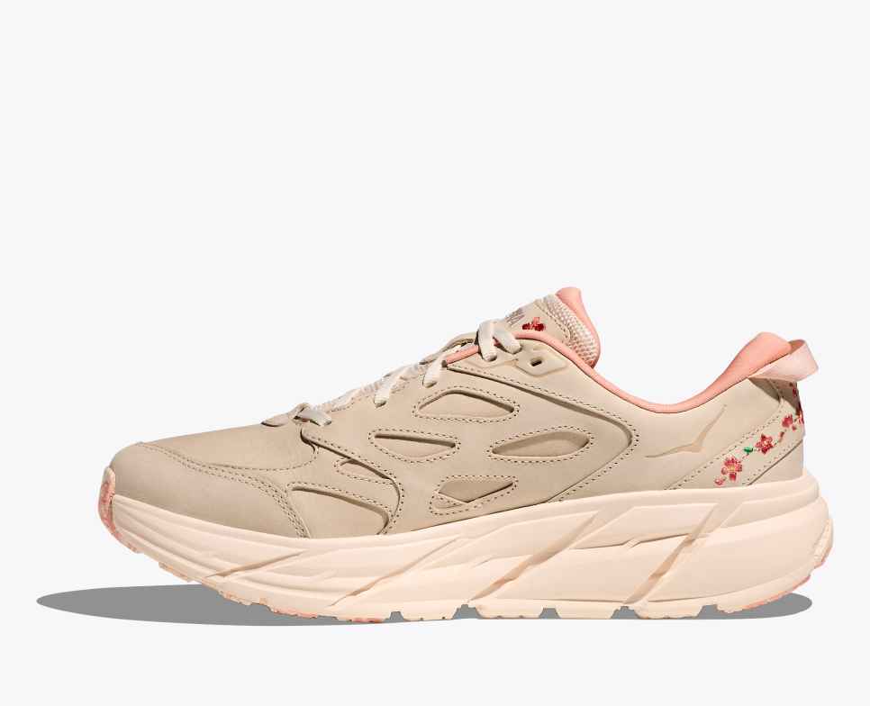 HOKA Vibrant Bloom Clifton L Vaniglia / Argilla secca