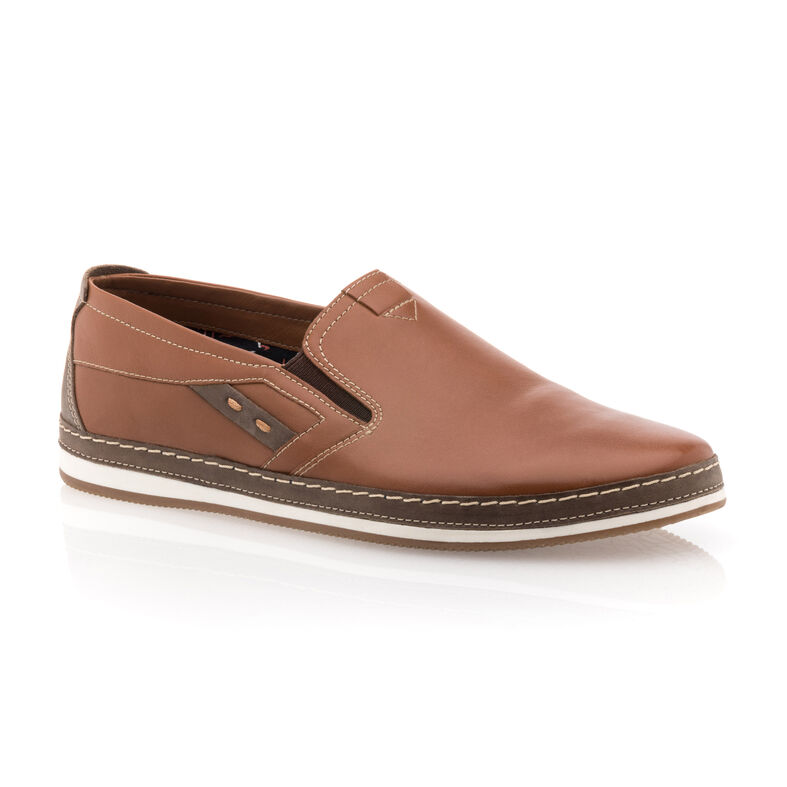 Miesten ruskeat loaferit/veneilykengät