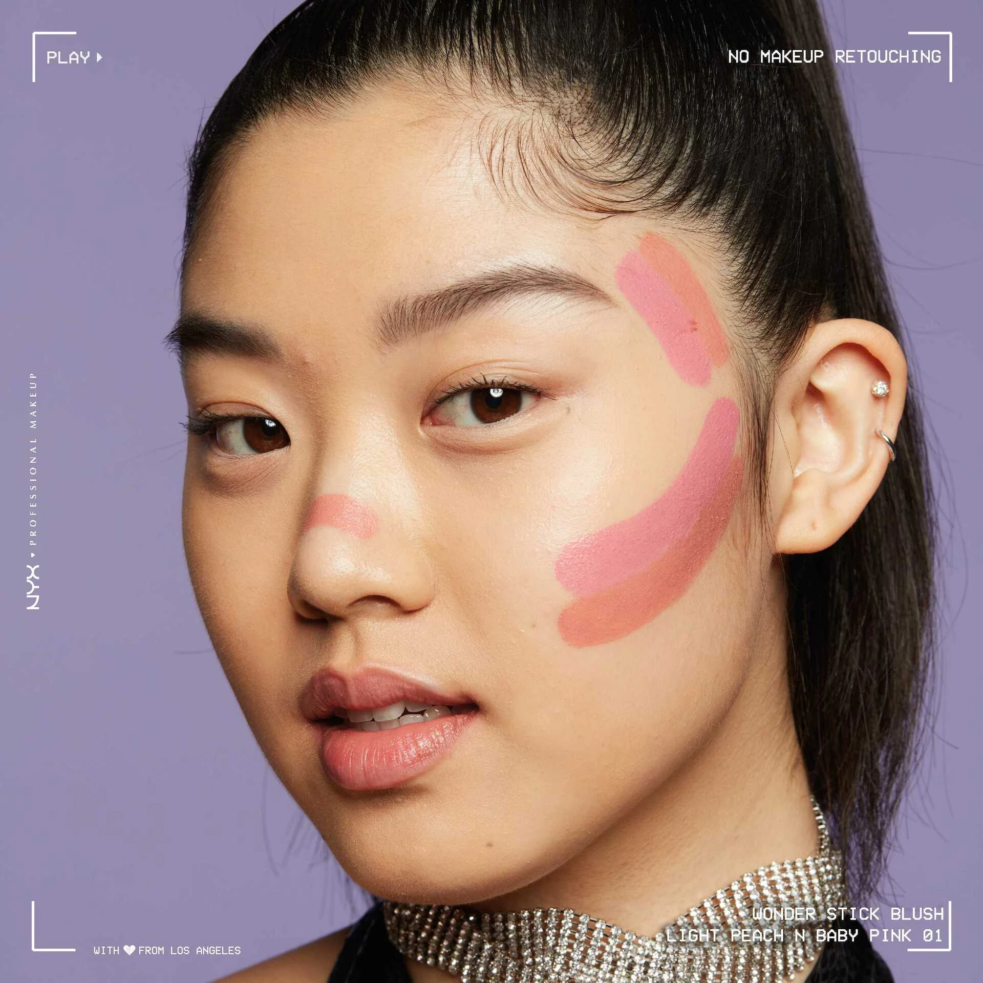 Wonder Stick Dual-Ended Cream Blush Stick Light Peach N Baby Pink - NYX Professional Makeup