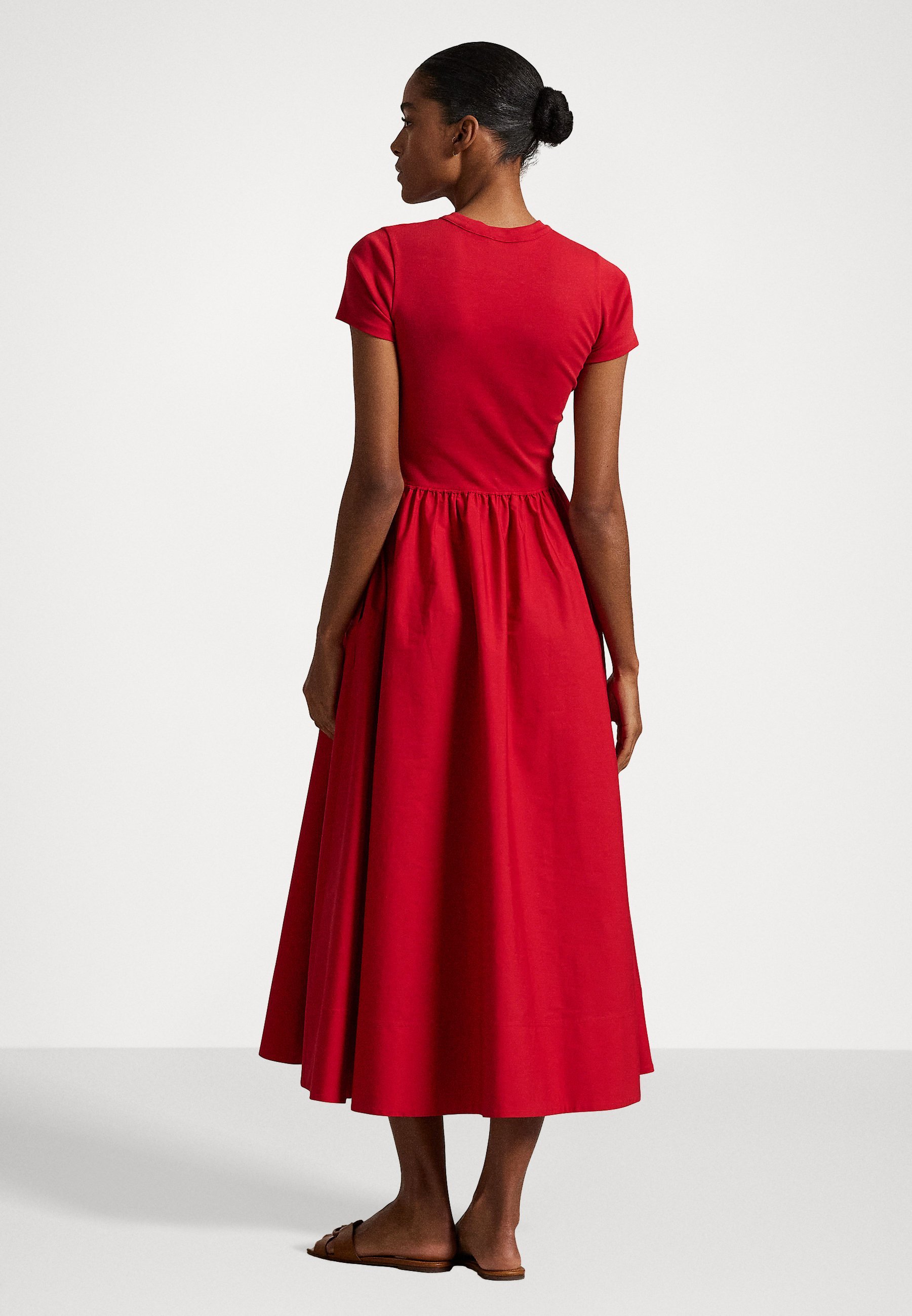 Robe Polo Ralph Lauren en jersey rouge