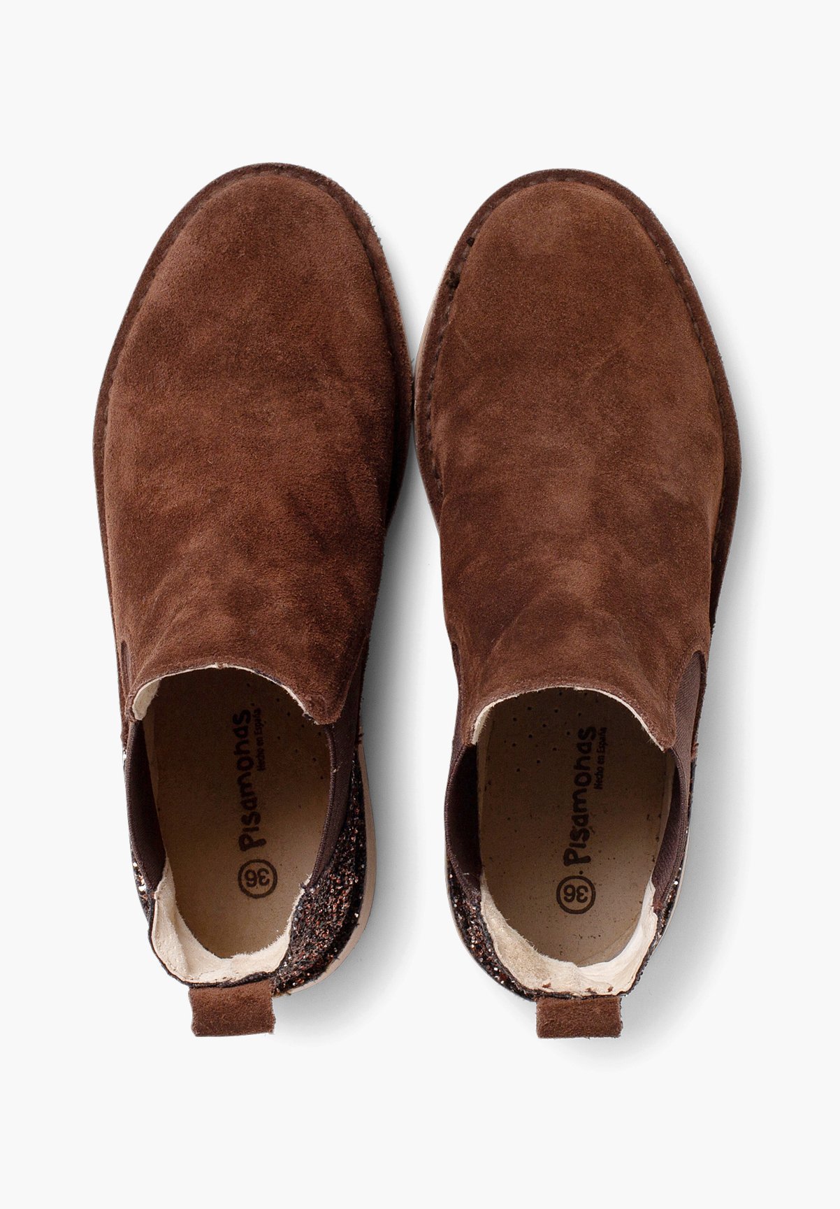 Botins clássicos Pisamonas - castanho