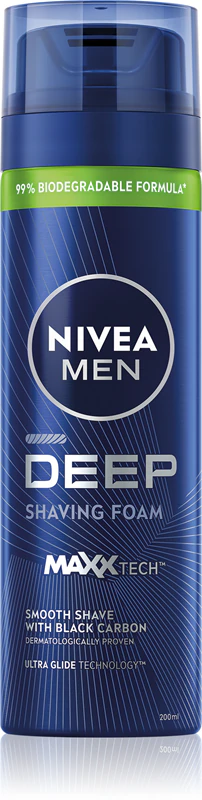 Espuma de barbear profunda NIVEA MEN para homens