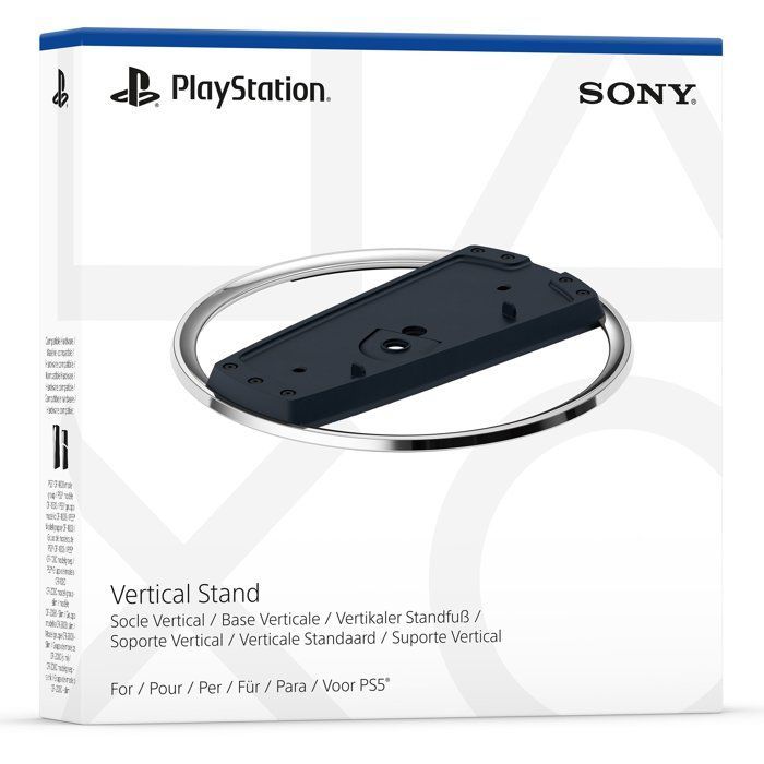 PS5 Digital Edition Bundle (without disc drive): PlayStation 5 (Slim) console + Vertical stand + 2nd DualSense controller Sterling Silver