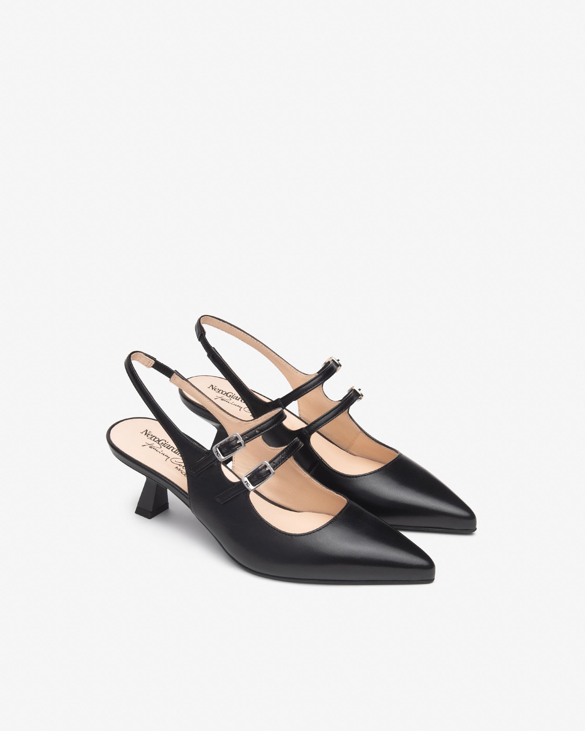 Escarpins en cuir pour femme