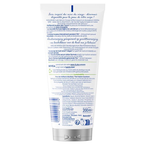 NIVEA Q10 Firming + Energizing Body Serum Lotion<br>200ml