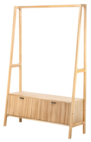 Wieszak/stojak z litego drewna