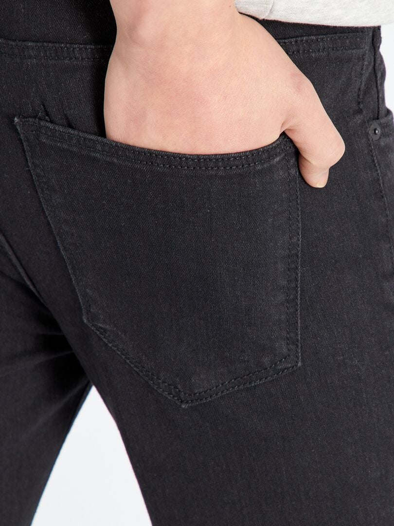 Stretch skinny jeans - 5 zakken - Zwart