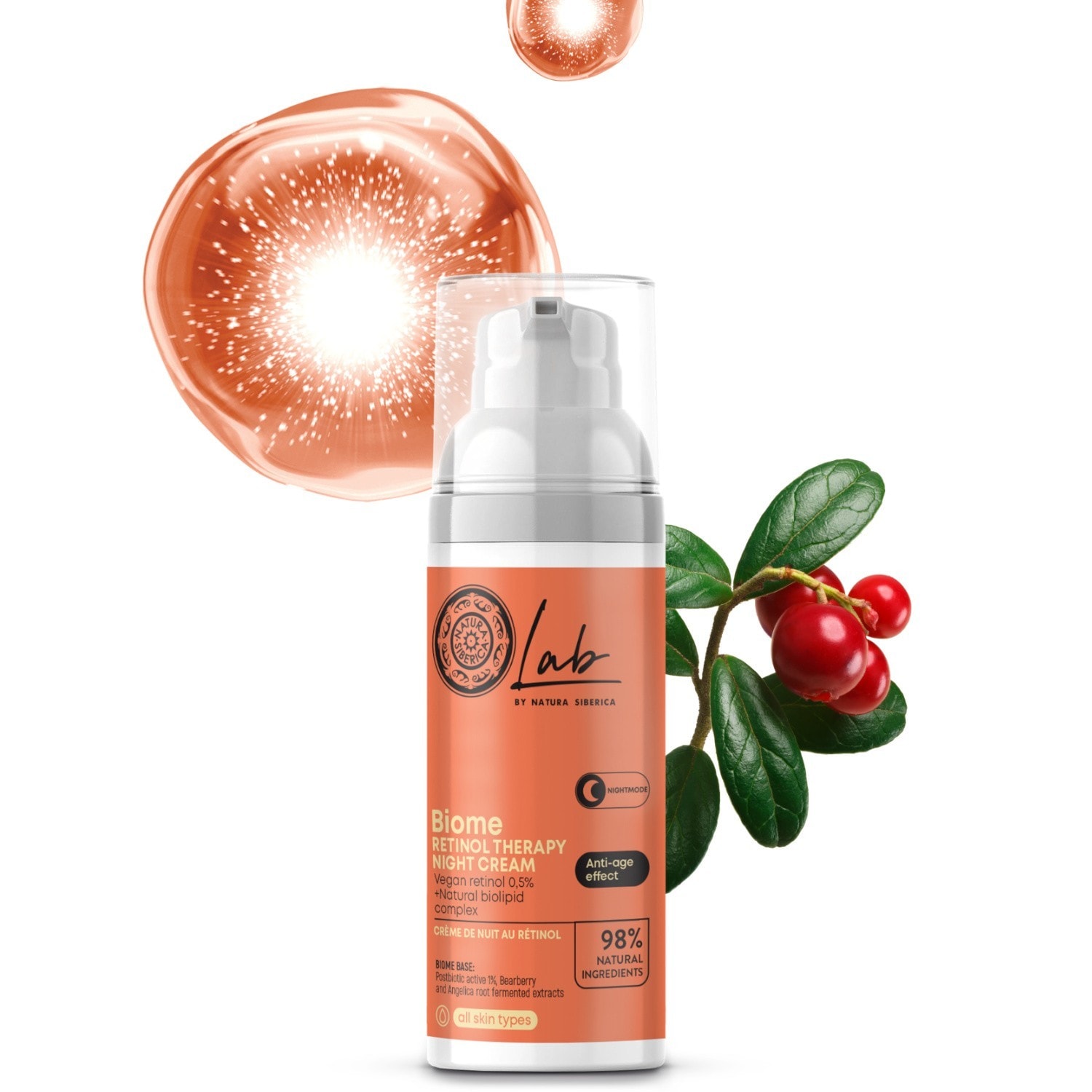 Natura Siberica Lab Crème de nuit au Rétinol
