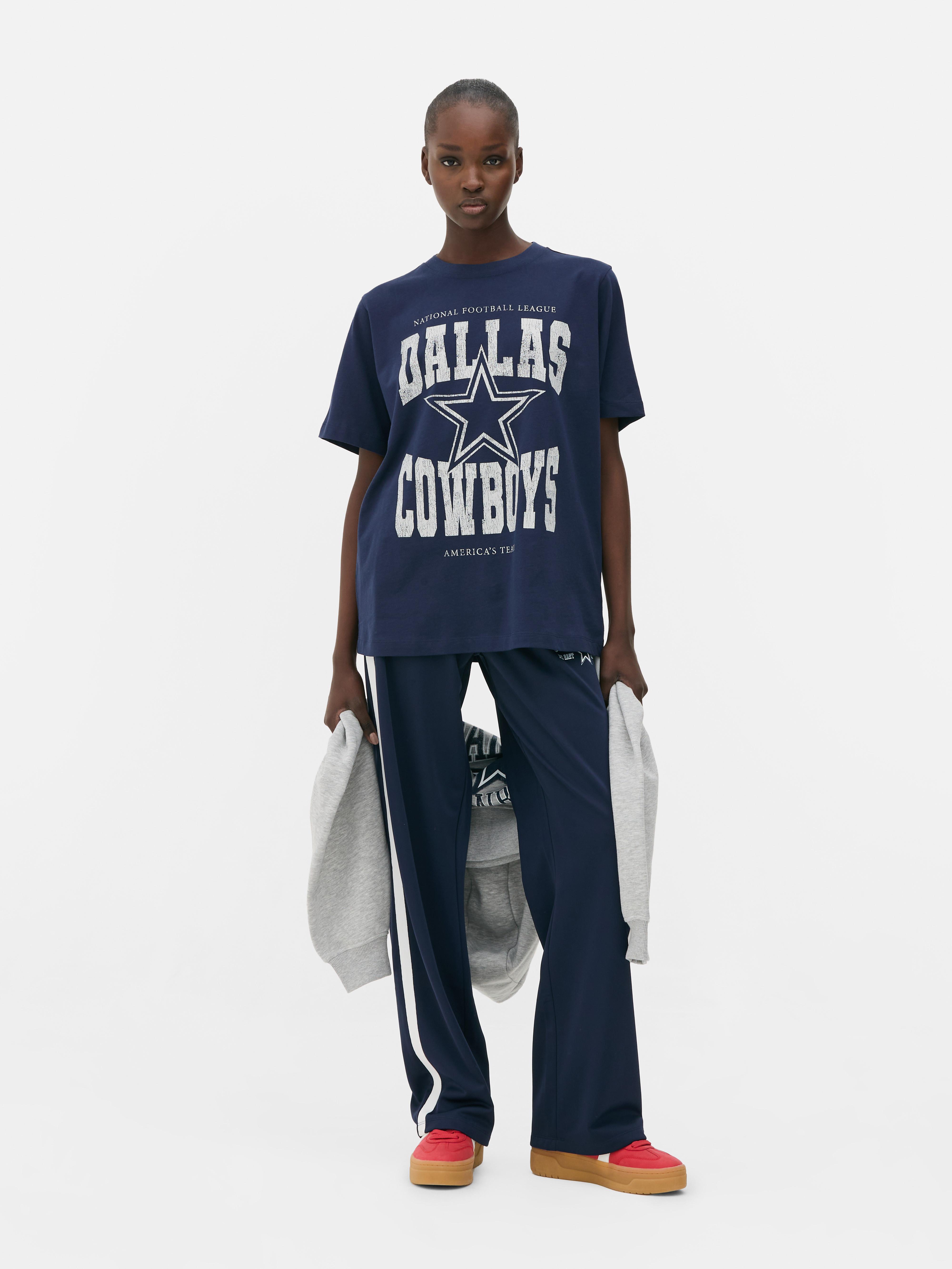 Tricou NFL supradimensionat Dallas Cowboys Un tricou cu mânecă scurtă, cu o croială lejeră și imprimeuri Dallas Cowboys