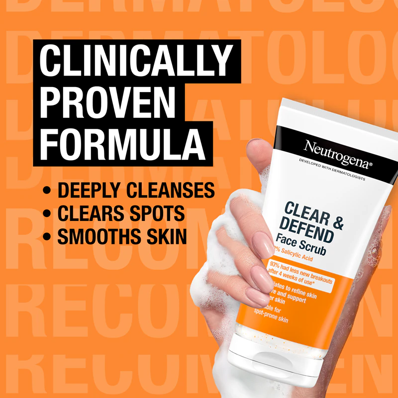 Peeling de ácido salicílico Neutrogena Clear & Defend
