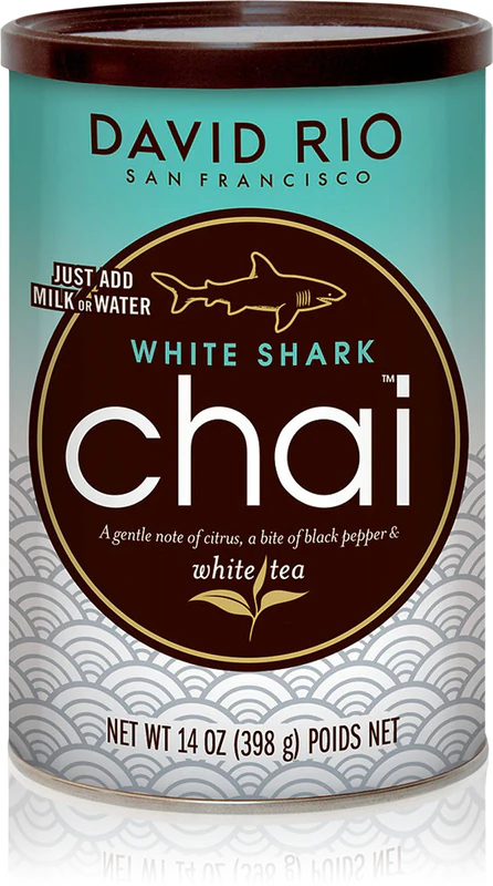 David Rio White Shark Chai-Pulver zur Zubereitung des Getränks