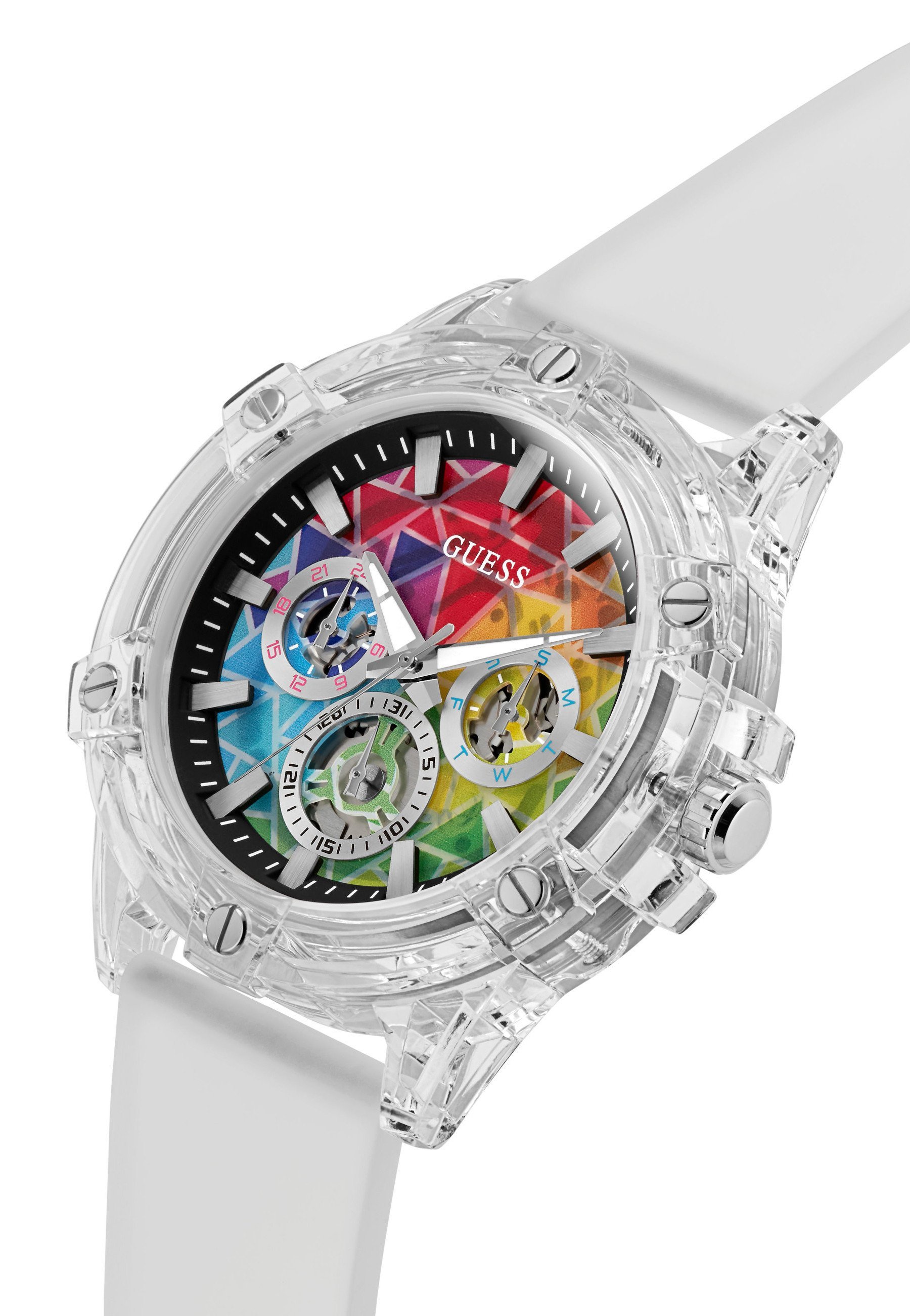 Guess KING - Orologio cronografo - trasparente