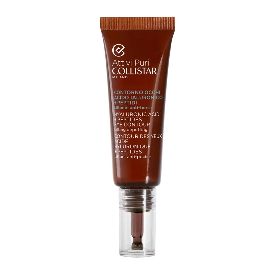 Collistar krema za oči Attivi Puri hijaluronska kiselina + peptidi za područje oko očiju - 15 ml