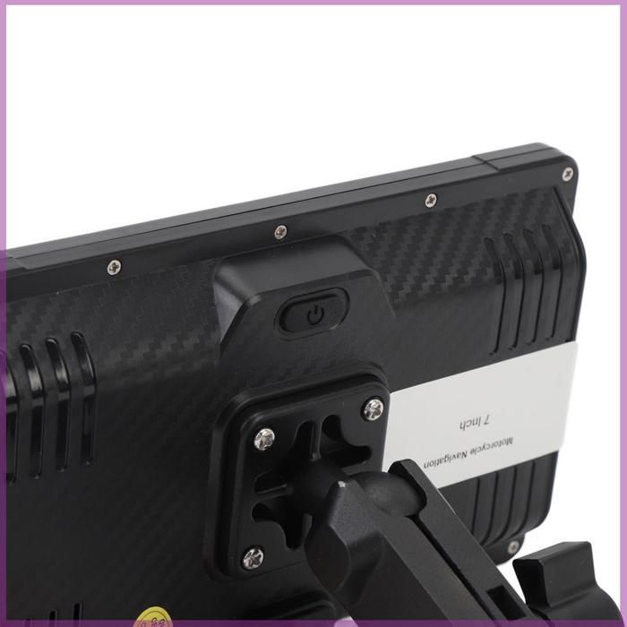 Cocosity Navigatore GPS per moto da 7 pollici, navigatore GPS per moto da 7 pollici, resistente all'acqua IPX7, supporto girevole, telefono, PDA