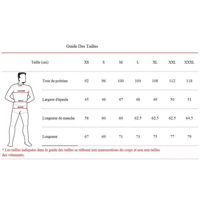 Pack de 3 camisetas de manga larga con cuello redondo para hombre ZEWOW - Blancas - 95% algodón - 5% poliéster