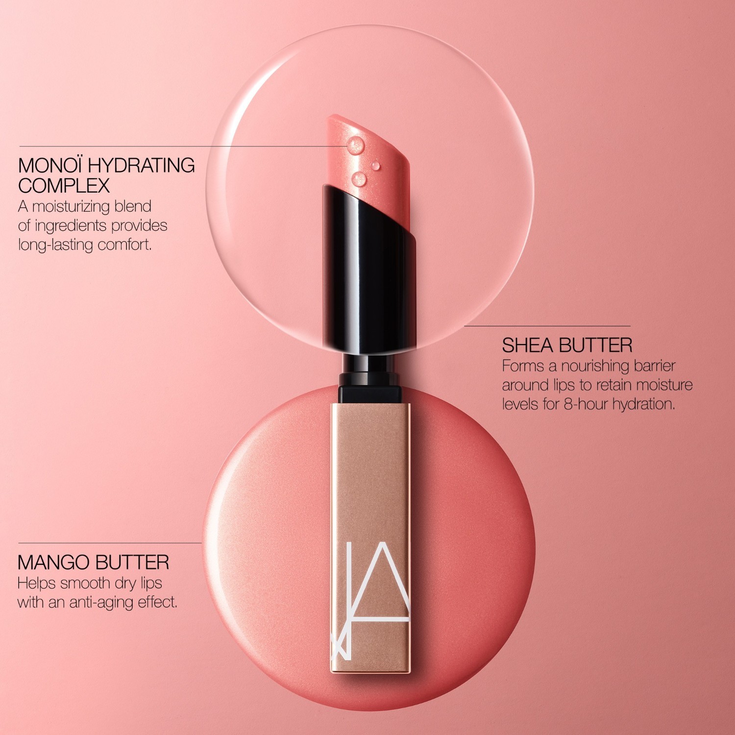 NARS Afterglow Sensual Shine четкица за усне – 1,5 г