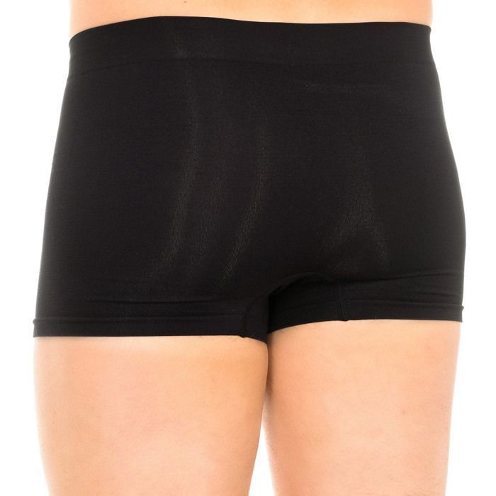 Paquete de 2 calzoncillos bóxer básicos sin costuras para hombre Unno D05HH - Negro-azul