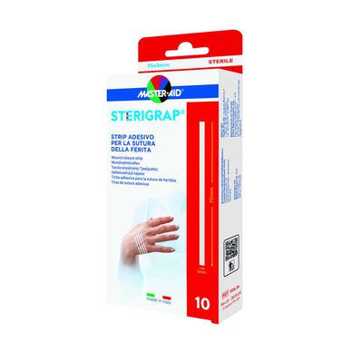 Master-Aid Sterigrap -ommelside 75x3mm 10 kpl 10 kpl
