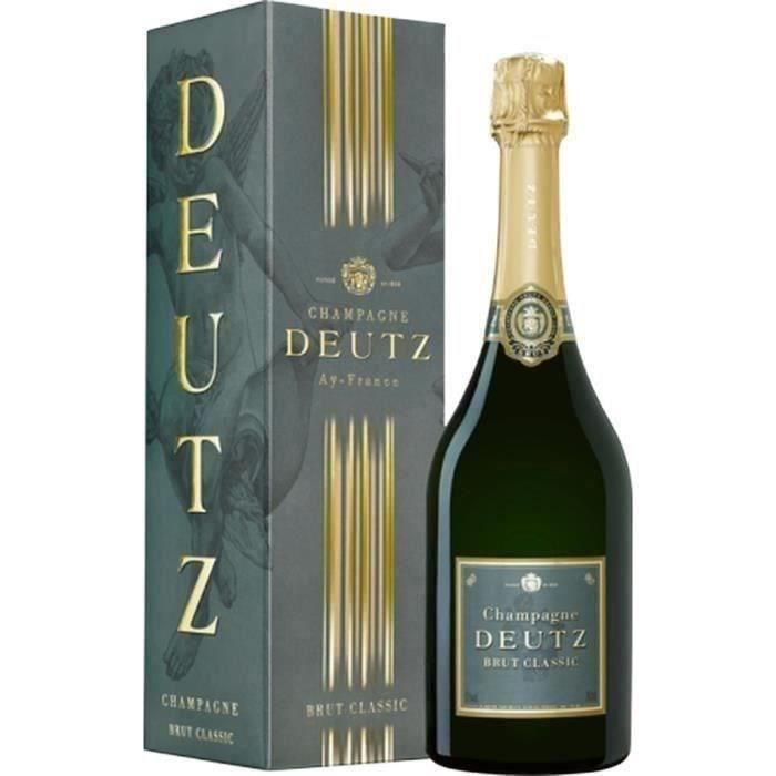 Champagne Deutz Classic Brut com caixa - 75 cl x3