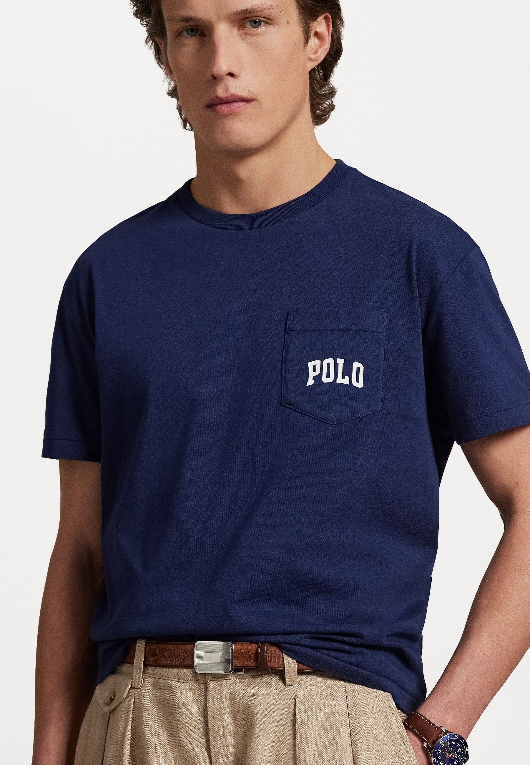 Polo Ralph Lauren LÜHIKESTE VARRUKATEGA T-särk - newport navy