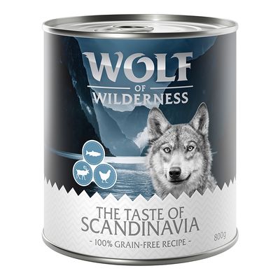 Wolf of Wilderness Adult „Der Geschmack von“ 6 x 800 g