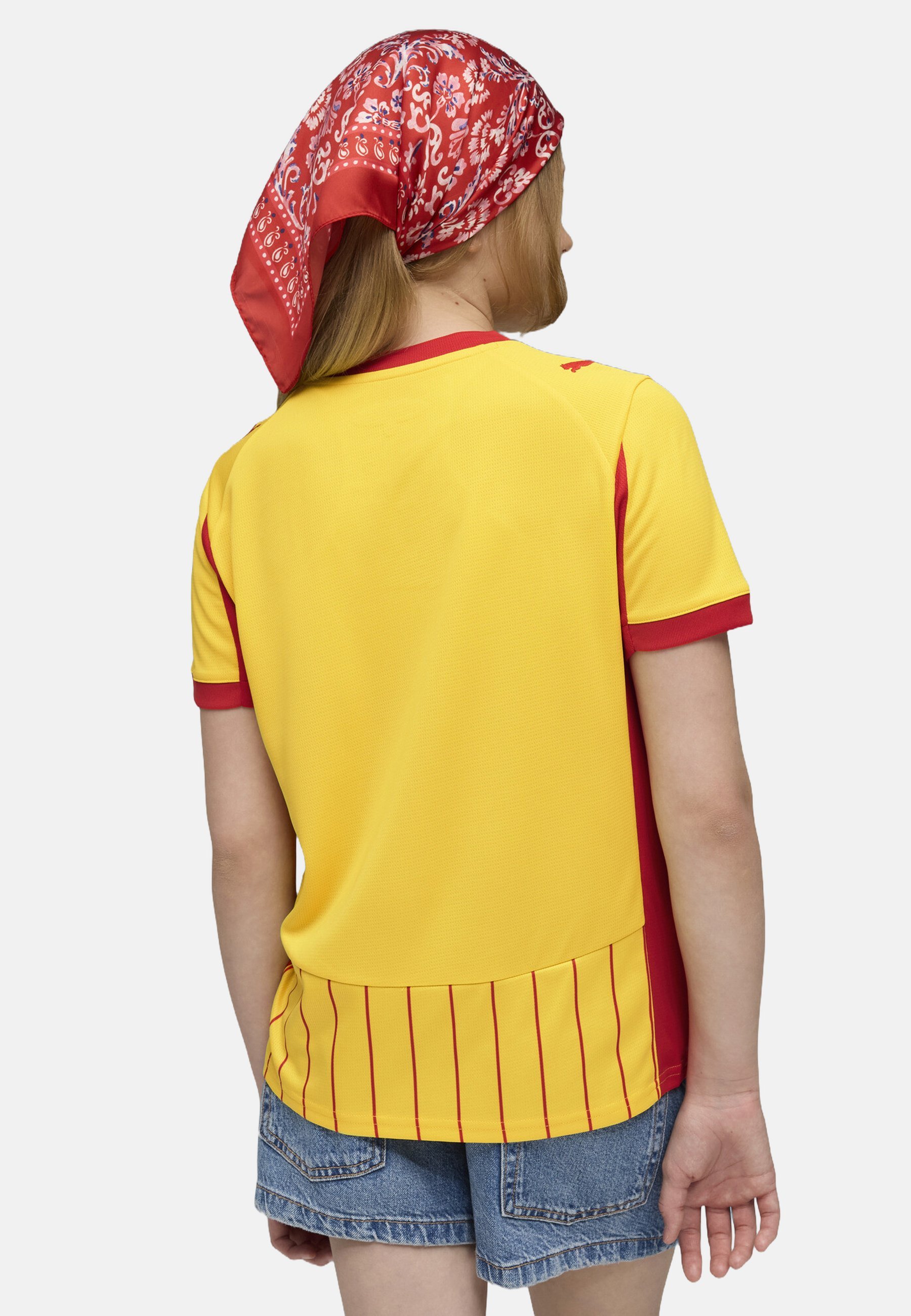 Puma RC LENS 25/26 HEIM - T-shirt stampata - pelé giallo rosso