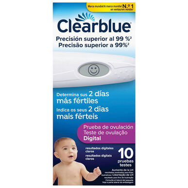 Clearblue Test de Ovulación Digital 10 unidades