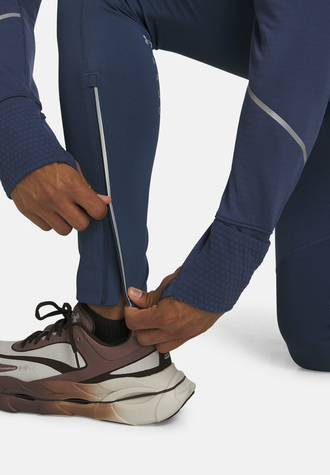 Sous-couche Under Armour HALO RUN COLD WEATHER - Bleu nu